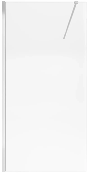 Стена Walk-In STANDARD CRM201.C8, стекло 8мм Clear, CalcLess, 100x190, неподвижная QT (STDCRM201C8) STDCRM201C8 фото