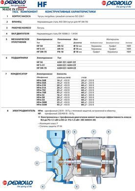 Центробежный насос Pedrollo HFm 5B (47HF5M0BA1) 47HF5M0BA1 фото