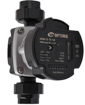 Насос циркуляционный энергосберегающий Optima PRIME UPMH 25-70 AUTO 130мм + гайки (000027871) 000027871 фото