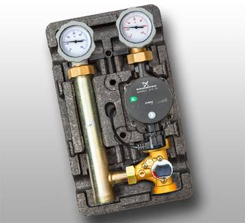 Насосна група MК 1" Meibes з насосом Grundfos UPM3 Hybrid 25-70 ліва (Покоління 8) (ML66831.36) ML66831.36 фото