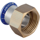 Перехідник з НГ d=15, 1/2&rdquo; Geberit Mapress (35042) 35042 фото 1