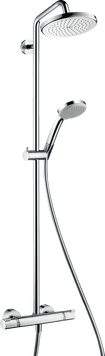Душова система з термостатом Hansgrohe Croma 220 EcoSmart Showerpipe, хром (27188000) 27188000 фото