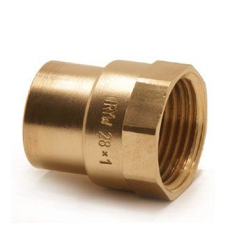 Муфта d12 x 1/2" В SANHA 4270g (бронза) (0024413) 0024413 фото