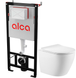 Комплект инсталляции AlcaPlast 2 в 1: с унитазом Qtap Robin Ultra Quiet (AM101/1120+QT13332381AW) AM101/1120+QT13332381AW фото 1
