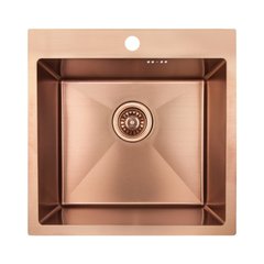 Кухонная мойка IMPERIAL D5050BR PVD bronze Handmade 2,7/1,0 мм (IMPD5050BRPVDH10) IMPD5050BRPVDH10 фото