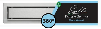 Душевой слив PST 360⁰ L=900 мм. Piastrella Uni Нержавеющая сталь (PSTU-900) PSTU-900 фото