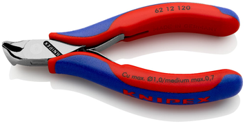 Кусачки 120 мм, &Oslash; 1 мм, &ang;15&deg;, KNIPEX (62 12 120) 62 12 120 фото