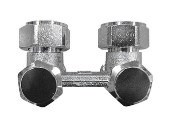 Узел подключения радиаторов Rp 3/4" х G 3/4" HERZ-3000-RL-5, угловой (1396611) 1396611 фото
