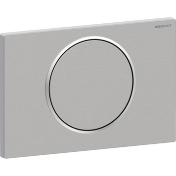 Сливная клавиша Geberit Sigma10, смыв/стоп, нержавеющая сталь (115.758.SN.5) 115.758.SN.5 фото