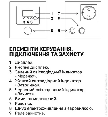 Стабілізатор "ARUNA" SD 1000 (4823121303845) 4823121303845 фото
