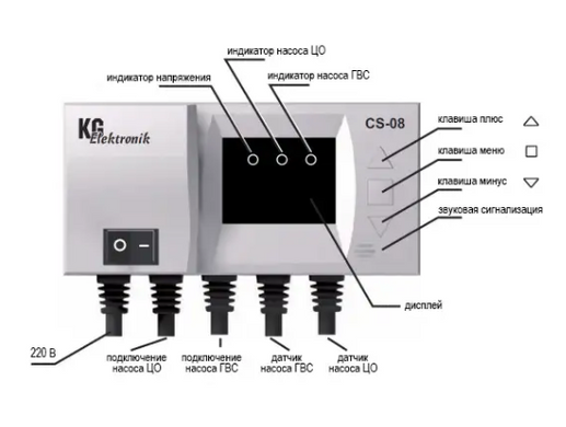 Регулятор температуры KG Elektronik CS-08 CS-08 фото