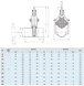 Задвижка Hawle 4100E2 чугунная, с гладким патрубком, DN 65/82, PN16 (5002049) 5002049 фото 2