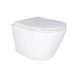 Подвесной унитаз Qtap Swan без ободка Ultra Quiet с сиденьем Soft-close Белый (QT16335179W) QT16335179W фото 1