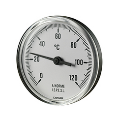 Термометр Ø50 1/2” 5 см 0 / 120°С 91605050 фото