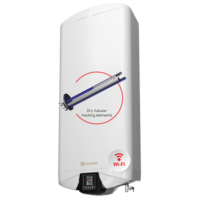 Бойлер 100 л 2100+1200 W Eldom Galant (DU100W-W) DU100W-W фото