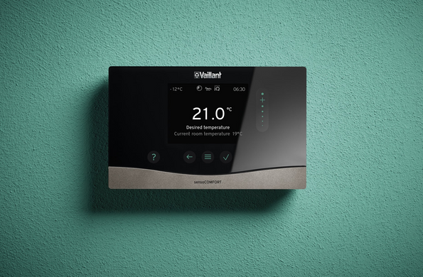 Терморегулятор Vaillant sensoCOMFORT VRC 720/3 f программируемый, для котла (0010045482) 0010045482 фото