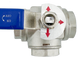 Кран 3-х ходовий кульовий Vinox AISI 304 1/2", нерж. (000058966) 000058966 фото 3