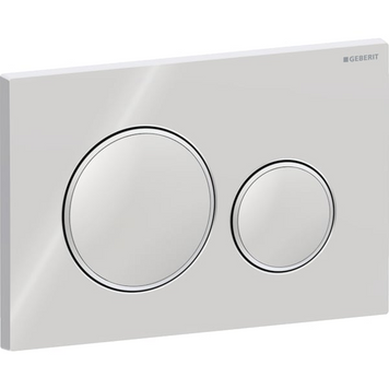 Змивна клавіша Geberit Sigma20, подвійний змив, глянсовий хром (115.882.KH.1) 115.882.KH.1 фото