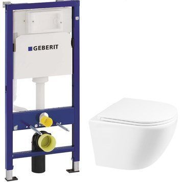 Комплект інсталяції Geberit Duofix Basic 2 в 1: з унітазом Koller Pool Round Tornado 3.0 (458.103.00.1+RN-0520-RQ3) 458.103.00.2+RN-0520-RQ3 фото