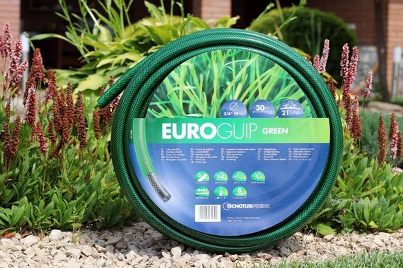 Шланг садовый Tecnotubi Euro Guip Green для полива диаметр 1/2 дюйма, длина 20 м (EGG 1/2 20) EGG 1/2 20 фото
