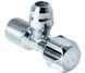 Кран кутовий 1/2&Prime; &times; 3/8&Prime; GROHE, вентильний, з цангою, ручка з ABS пластику, універсальний, приладовий (2201700M) 2201700M фото 2