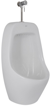 Урінал підвісний Qtap Crow з краном-дозатором 390х330х660 White (QT0588112HW) QT0588112HW фото