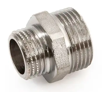 Ніпель редукційний 1/2"x3/8" ЗЗ General Fittings хром (260003C040300H) 260003C040300H фото