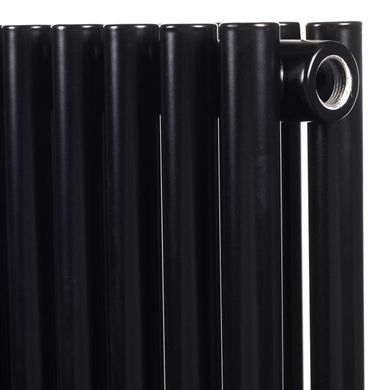 Дизайнерский горизонтальный радиатор Praktikum 2 H-500 мм, L-1223 мм Betatherm PV 2050/32  9005М 88 фото