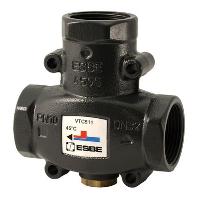 ESBE VTC511 Rp11/4" kvs14 70С 3-ходовой клапан для котлов на твердом топливе (51020900) 51020900 фото