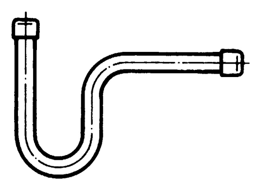 Трубка сифонная U-образной формы 1/2"x1/2", PN 25 AFRISO 63085 фото