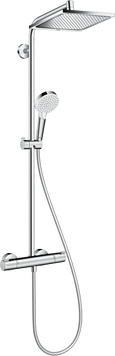 Душова система з термостатом Hansgrohe Crometta E 240 1jet Showerpipe (27281000), хром (27281000) 27281000 фото