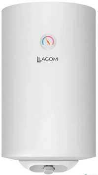 Бойлер 50 л 1,6 кВт вертикальний, сухий ТЕН білийLagom (D5-50) D5-50 фото