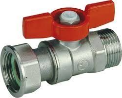 Кран кульовий 3/4" ВВ, Giacomini R251P, ЧМ, з накидною гайкою, під лічильник для води (R251PX005) R251PX005 фото