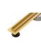 Щілинний золотий трап для душу Epelli Slim D'oro 90 см із нержавіючої сталі з поворотним сифоном SLMD360-900 фото 4
