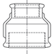 Перехідник оцинкований &Oslash;3/8" х 1/4" ВВ Atusa (24015021) 24015021 фото 2