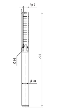 Свердловинний насос Sub TWI 4.09-05-D (1~230 V, 50 Hz) Wilo (6091366) 6091366 фото