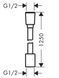 Шланг для душу Hansgrohe Designflex, 1.25 м, хром (28220000) 28220000 фото 2