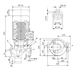 Циркуляционный насос Wilo VeroLine-IPL 40/130-0,25/4 (2089554) 2089554 фото 3