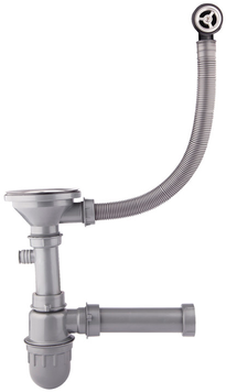 Сифон колбовый для мойки Imperial DN 40, 3&nbsp;1/2" (IMP104) IMP104 фото