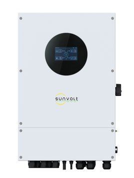 Гібридний інвертор SunVolt Infini V4 WP 8KW PLUS HMI, 8 кВт (IV4WP8KWPLUS) IV4WP8KWPLUS фото