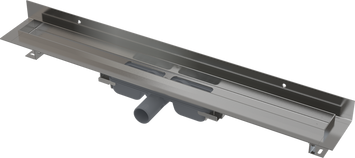 Душовий трап AlcaPlast DN 40, L=750 мм, Wall Low, до стінки Сірий (APZ116-750) APZ116-750 фото