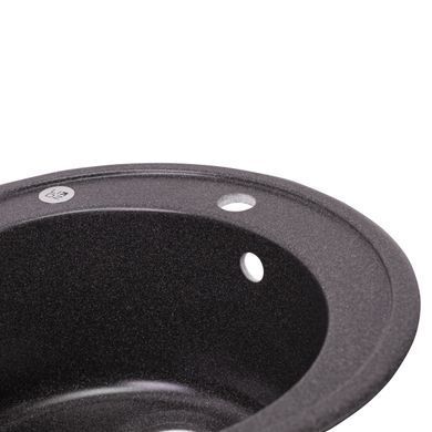 Кухонна мийка Lidz D510/200 GRF-13 Темно-сірий (LIDZGRF13D510200) LIDZGRF13D510200 фото