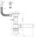 Сифон колбовый для мойки Imperial DN 40, 3&nbsp;1/2" (IMP104) IMP104 фото 2
