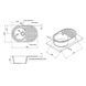 Кухонная мойка Lidz 780x500/200 COL-06 Бежевый (LIDZCOL06780500200) LIDZCOL06780500200 фото 2