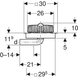 Воронка Geberit PE Pluvia с фланцем для крепления гидроизолированного материала, 9 л/с (359.117.00.1) 359.117.00.1 фото 3