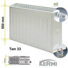 Радиатор Kermi FTV 330510 33 тип 500/1000 (левое подключение) FTV330501001L2K фото
