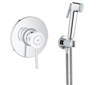 Смеситель с гигиеническим душем Grohe Bau Classic, Хром (UA2904800S) UA2904800S фото