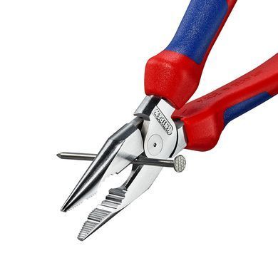 Пассатижи 185 мм, &Oslash; 13 мм, подовжені, хромовані KNIPEX (08 25 185) 08 25 185 фото