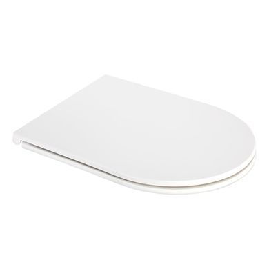 Подвесной унитаз Qtap Scorpio без ободка с сиденьем Soft-close Белый (QT1433053ERW) QT1433053ERW фото