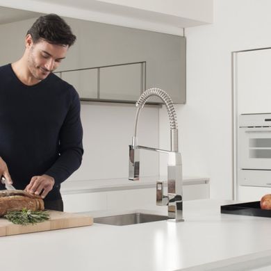Змішувач для мийки GROHE Eurocube, Хром (31395000) 31395000 фото
